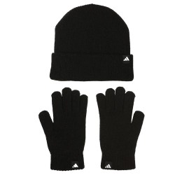 юношески,ръкавици,всички,шапки,adidas,glove,junior,beanie,black,(black,white)