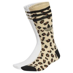 чорапи,мъжки,чорапи,adidas,originals,leo,crew,socks,2,pairs,sand,strata,black,(beige,white)