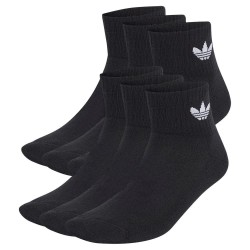 чорапи,мъжки,чорапи,adidas,originals,mid,short,socks,6,pairs,black