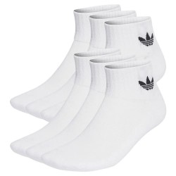 чорапи,мъжки,чорапи,adidas,originals,mid,short,socks,6,pairs,white