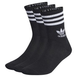 чорапи,мъжки,чорапи,adidas,originals,mid,cut,crew,socks,3,pairs,black,(black)