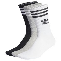 чорапи,мъжки,чорапи,adidas,originals,mid,cut,crew,socks,3,pairs,multicolor,(white,medium,grey,heather,black)