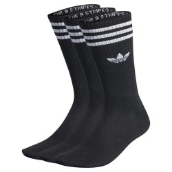чорапи,мъжки,чорапи,adidas,originals,solid,crew,socks,3,pairs,black