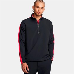 блуза,мъжки,пуловери,under,armour,golf,storm,windstrike,half,zip,sweatshirt,black,(black,red,white)