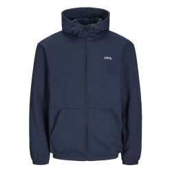 блуза,мъжки,пуловери,jack,&,jones,basic,zip,plus,size,full,zip,sweatshirt,blue