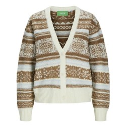 жилетка,дамски,пуловери,дамски,плетени,дрехи,jack,&,jones,galilea,jjxx,cardigan,brown,(vanilla,ice)