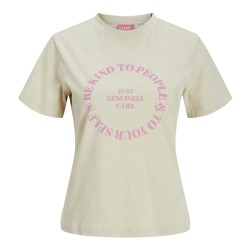 тениска,дамски,тениски,jack,&,jones,julie,reg,jjxx,short,sleeve,t,shirt,fog,(beige)