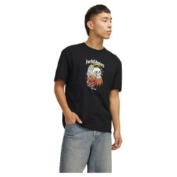 тениска,мъжки,тениски,jack,&,jones,seven,skull,short,sleeve,t,shirt,black