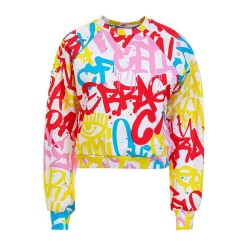 блуза,дамски,блузи,chiara,ferragni,75cbik02,sweatshirt,multicolor,(multi,chiari)