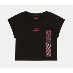 тениска,детски,тениски,ea7,emporio,armani,6rft23,short,sleeve,t,shirt,black