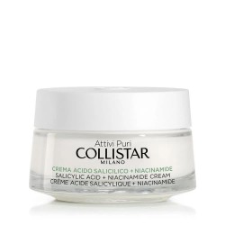 специфични,козметични,продукти,collistar,attivi,puri,salicylic,acid,+,niacinamide,50ml,moisturizer,white,(clear)