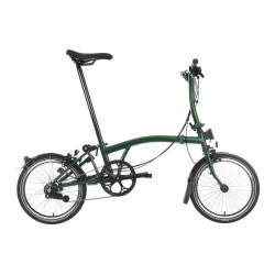 пътни,и,градски,велосипеди,brompton,c,line,2s,54t,folding,bike,green