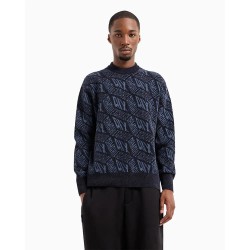 блуза,мъжки,пуловери,armani,exchange,6dzm1q,zm4lz,sweater,blue