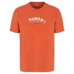 тениска,мъжки,тениски,armani,exchange,6dzthv,zje6z,short,sleeve,t,shirt,orange