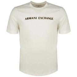 тениска,мъжки,тениски,armani,exchange,xm000127,af10356,short,sleeve,t,shirt,white