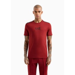 тениска,мъжки,тениски,ea7,emporio,armani,6dpt10,pjtmz,short,sleeve,t,shirt,syrah,(red)