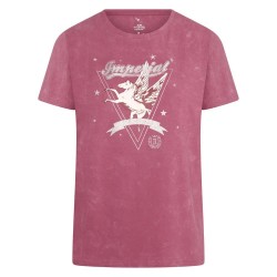 тениска,дамски,тениски,imperial,riding,blossom,woman,short,sleeve,t,shirt,dark,flower,(pink)