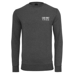 тениска,мъжки,пуловери,mister,tee,cash,only,sweatshirt,grey,(charcoal)