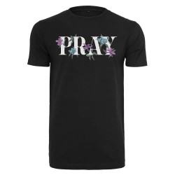 тениска,мъжки,тениски,mister,tee,flower,pray,short,sleeve,t,shirt,black,(black)