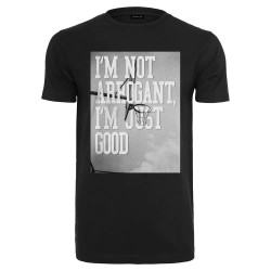тениска,мъжки,тениски,mister,tee,i´m,not,arrogant,i´m,just,good,short,sleeve,t,shirt,black,(black)