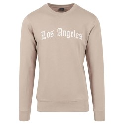 тениска,мъжки,тениски,mister,tee,los,angeles,wording,long,sleeve,t,shirt,darksand,(beige)