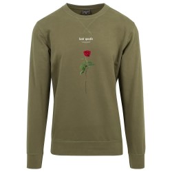 юношеска,тениска,мъжки,пуловери,mister,tee,lost,youth,rose,sweatshirt,olive,(green)