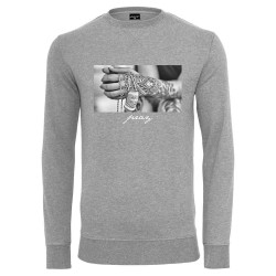 тениска,мъжки,пуловери,mister,tee,pray,2.0,sweatshirt,grey,(grey)