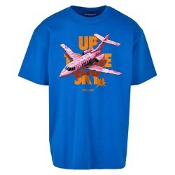 тениска,мъжки,тениски,mister,tee,up,to,the,sky,oversize,short,sleeve,t,shirt,blue,(cobalt,blue)