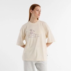 тениска,дамски,тениски,new,balance,oversized,flower,short,sleeve,t,shirt,linen,(beige)