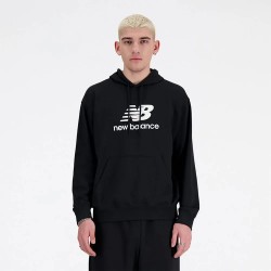 суичър,мъжки,пуловери,new,balance,sport,essentials,logo,hoodie,black