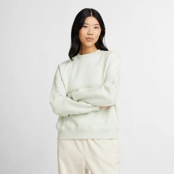 блуза,дамски,блузи,new,balance,sport,essentials,sweatshirt,natural,mint,(green,white)