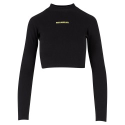 фланелка,с,дълъг,ръкав,дамски,топове,just,rhyse,berlin,long,sleeve,top,black,(black)