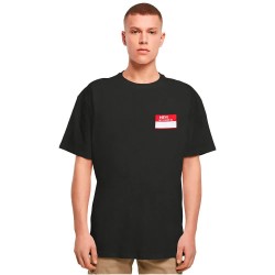 тениска,мъжки,тениски,mister,tee,hey!,my,name,is,oversize,short,sleeve,t,shirt,black,(black)