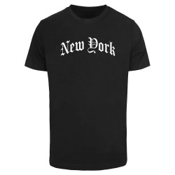 тениска,мъжки,тениски,mister,tee,new,york,wording,short,sleeve,t,shirt,black