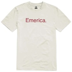 тениска,мъжки,тениски,emerica,pure,short,sleeve,t,shirt,beige,(creme)
