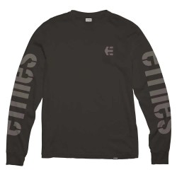 тениска,мъжки,тениски,etnies,icon,long,sleeve,t,shirt,black,(black,black,grey)