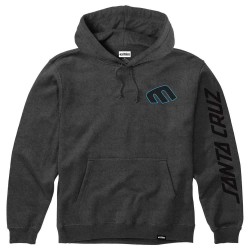 суичър,мъжки,пуловери,etnies,screaming,hand,hoodie,black,(charcoal)