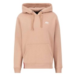 суичър,мъжки,пуловери,alpha,industries,basic,small,logo,hoodie,dusty,coral,(beige)