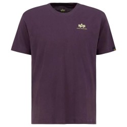 тениска,мъжки,тениски,alpha,industries,basic,small,logo,short,sleeve,t,shirt,plum,(purple)