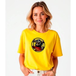 тениска,дамски,тениски,kruskis,bastard,short,sleeve,t,shirt,yellow,(yellow)