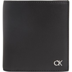 портфейли,и,портмонета,calvin,klein,metal,trifold,wallet,black