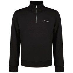 блуза,мъжки,пуловери,calvin,klein,micro,logo,repreve,half,zip,sweatshirt,black
