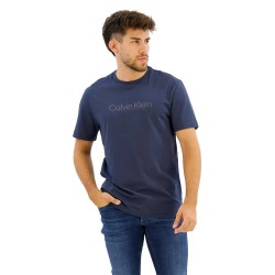 тениска,мъжки,тениски,calvin,klein,raised,line,logo,short,sleeve,t,shirt,blue