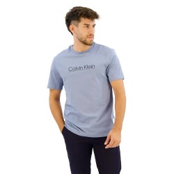 тениска,мъжки,тениски,calvin,klein,raised,line,logo,short,sleeve,t,shirt,blue