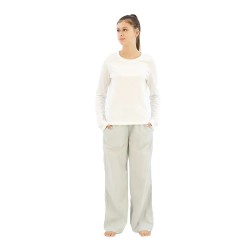 комплект,дамски,пижами,calvin,klein,sleep,set,pyjama,white,jura,grey,(white)