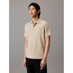 мъжки,блузи,с,яка,calvin,klein,smooth,cotton,slim,short,sleeve,polo,fresh,clay,(beige)