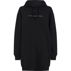 дънки,дамски,поли,и,рокли,calvin,klein,jeans,chenille,monologo,long,sleeve,midi,dress,black