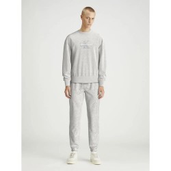 блуза,мъжки,пуловери,calvin,klein,jeans,chenille,monologo,sweatshirt,ivory,grey,heather,(grey)