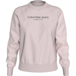 блуза,дамски,блузи,calvin,klein,jeans,institutional,graphic,reg,cn,sweatshirt,beige