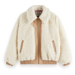 яке,дамски,якета,и,палта,scotch,&,soda,teddy,bomber,jacket,beige